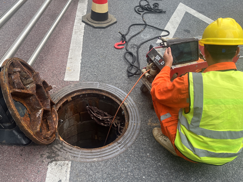 汤山市政管道内窥检测
